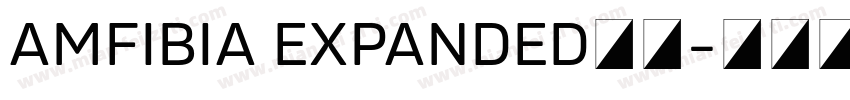 AMFIBIA EXPANDED字体字体转换